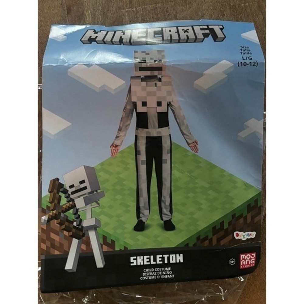 Minecraft Skeleton Child Costume L/G (10-12)